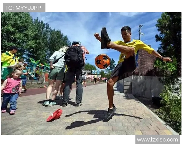 足球明星街头踢球瞬间展现激情与魅力的精彩画面